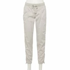 Women's Sonoma Goods For Life® Zipper-Hem Elastic-Waist Utility Jogger Pants -Sonoma Goods For Life Sales 2024 4530070 Almond