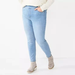 Plus Size Sonoma Goods For Life® Comfortable Favorite Mid-Rise Jeggings -Sonoma Goods For Life Sales 2024 4916239 Francisco