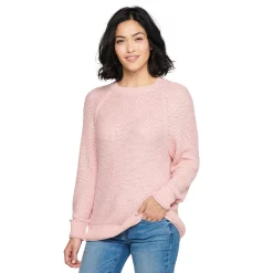 Women's Sonoma Goods For Life® All Over Stitch Crewneck Sweater 21 Women's Sonoma Goods For Life® All Over Stitch Crewneck Sweater -Sonoma Goods For Life Sales 2024 4923526 Light Pink