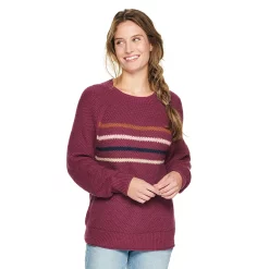 Women's Sonoma Goods For Life® All Over Stitch Crewneck Sweater 33 Women's Sonoma Goods For Life® All Over Stitch Crewneck Sweater -Sonoma Goods For Life Sales 2024 4923526 Purple Stripe
