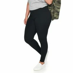 Plus Size Sonoma Goods For Life® Midrise Leggings 29 Plus Size Sonoma Goods For Life® Midrise Leggings -Sonoma Goods For Life Sales 2024 4966829 Black