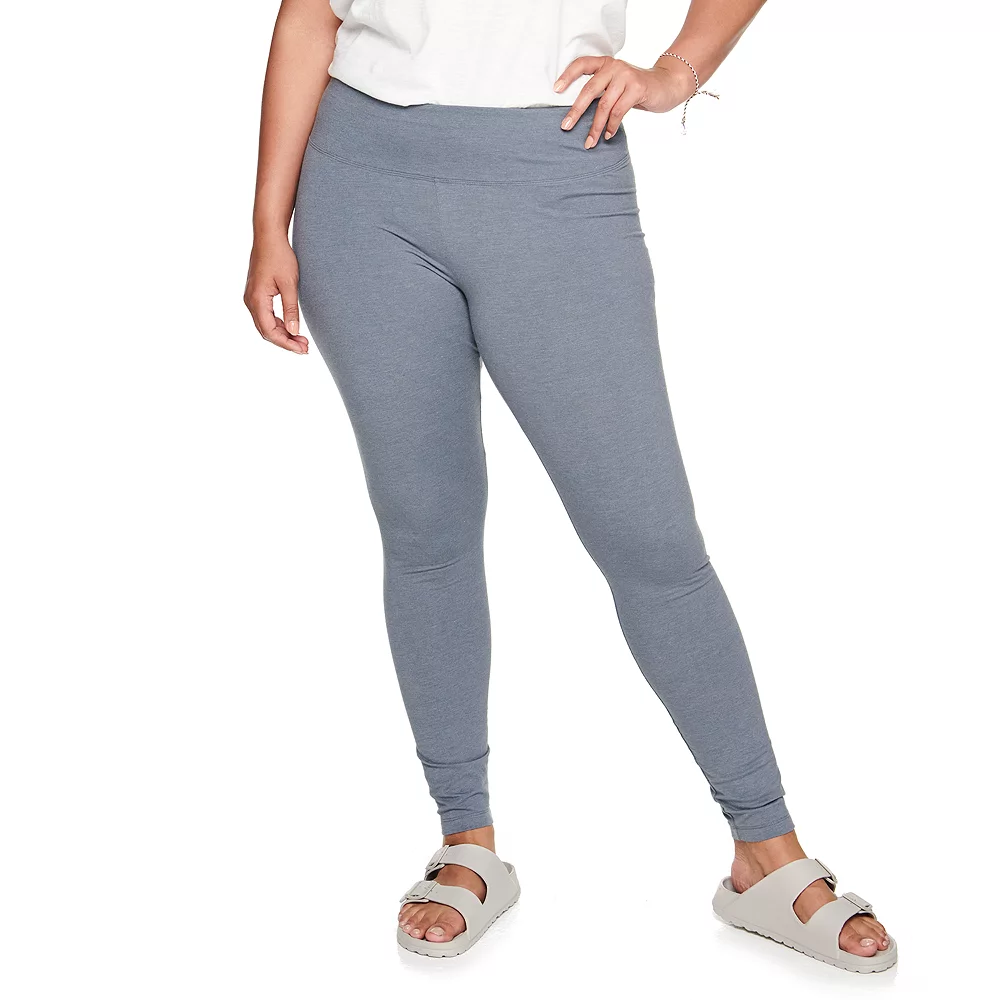 Plus Size Sonoma Goods For Life® Midrise Leggings 2 Plus Size Sonoma Goods For Life® Midrise Leggings - Image 2