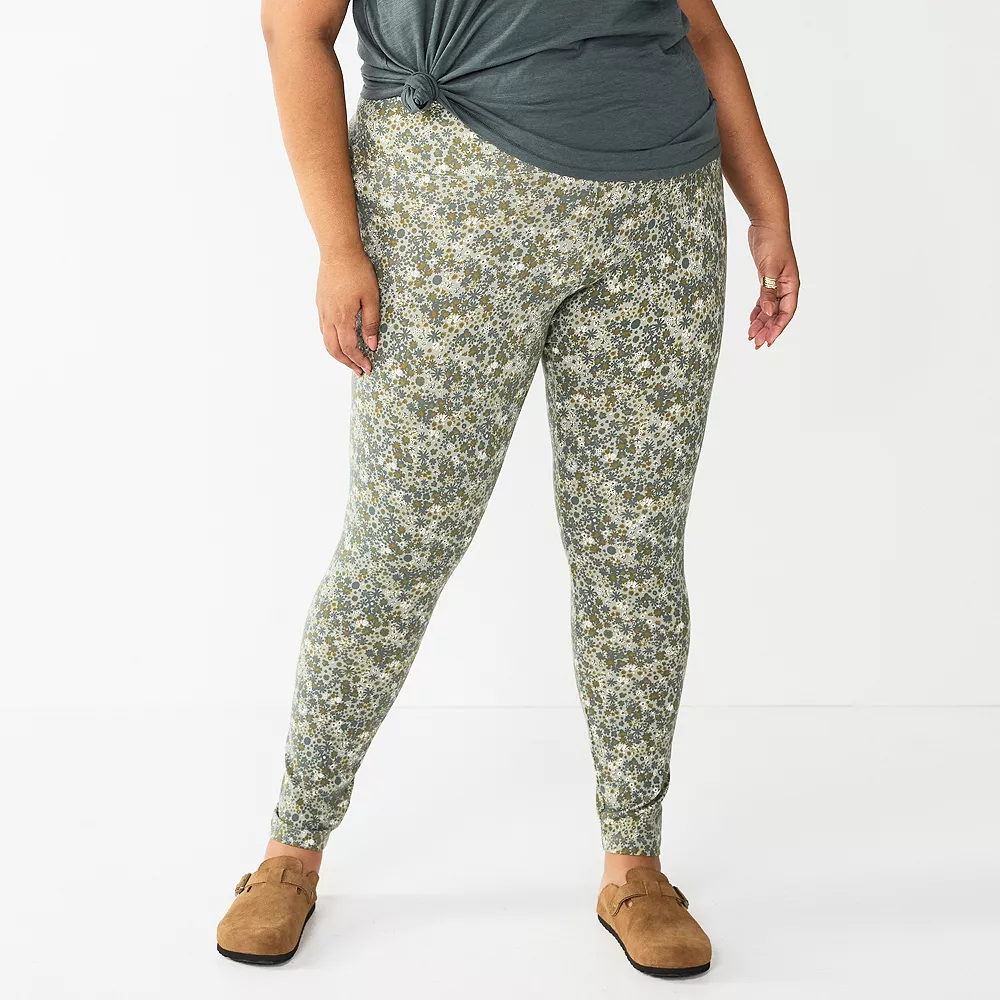 Plus Size Sonoma Goods For Life® Midrise Leggings 14 Plus Size Sonoma Goods For Life® Midrise Leggings - Image 14