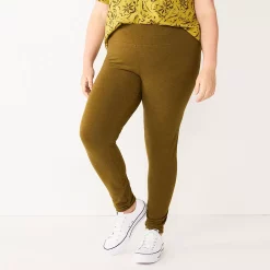 Plus Size Sonoma Goods For Life® Midrise Leggings 31 Plus Size Sonoma Goods For Life® Midrise Leggings -Sonoma Goods For Life Sales 2024 4966829 Olive