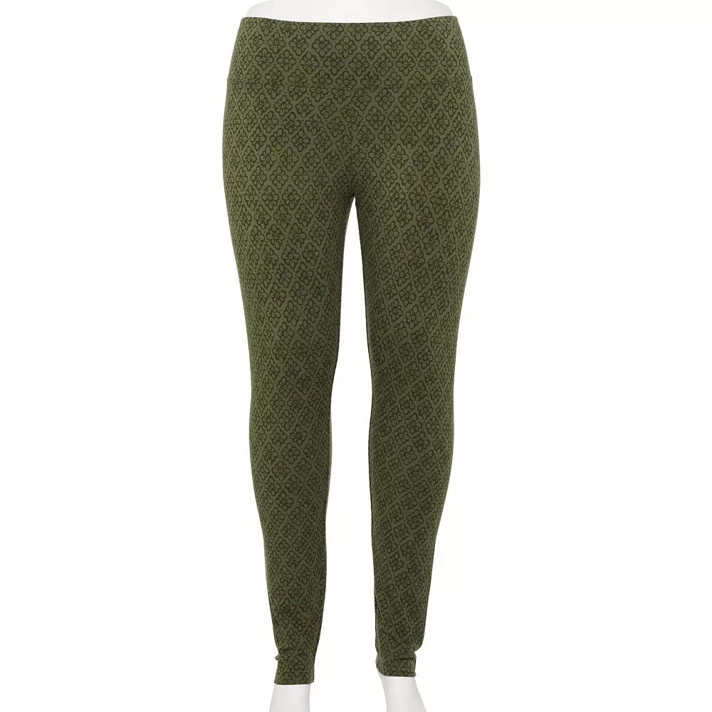 Plus Size Sonoma Goods For Life® Midrise Leggings 4 Plus Size Sonoma Goods For Life® Midrise Leggings - Image 4