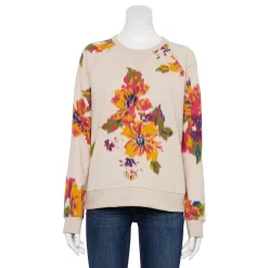 Women's Sonoma Goods For Life® Everyday Crewneck Sweatshirt -Sonoma Goods For Life Sales 2024 4974237 Beige Floral