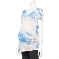 Maternity Sonoma Goods For Life® Essential V-Neck Tee -Sonoma Goods For Life Sales 2024 4980526 Blue Dye
