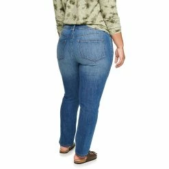 Plus Size Sonoma Goods For Life® Premium Mid-Rise Curvy Straight-Leg Jeans -Sonoma Goods For Life Sales 2024 4989903 ALT