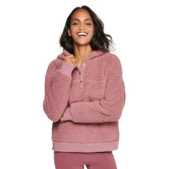 Women's Sonoma Goods For Life® Henley Sherpa Hoodie