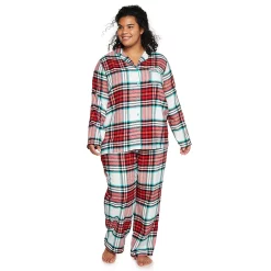 Plus Size Sonoma Goods For Life® Flannel Pajama Shirt & Pajama Pants Set