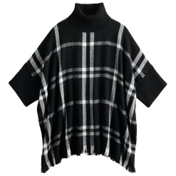 Women's Sonoma Goods For Life® Turtleneck Poncho -Sonoma Goods For Life Sales 2024 5161618 ALT2