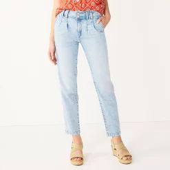 Women's Sonoma Goods For Life® High Rise Pleat Front Jeans -Sonoma Goods For Life Sales 2024 5193062 Rockrose