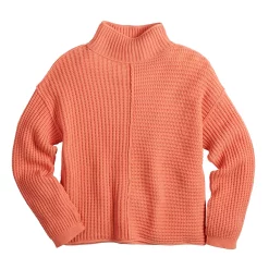 Women's Sonoma Goods For Life® Exposed Seaming Mockneck Sweater -Sonoma Goods For Life Sales 2024 5195667 ALT5