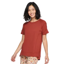 Women's Sonoma Goods For Life® Supersoft Short Sleeve Tunic 23 Women's Sonoma Goods For Life® Supersoft Short Sleeve Tunic -Sonoma Goods For Life Sales 2024 5231865 Rust Burgandy
