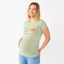 Maternity Sonoma Goods For Life® Fitted Crewneck Graphic Tee -Sonoma Goods For Life Sales 2024 5237042 Hello Pumpkin