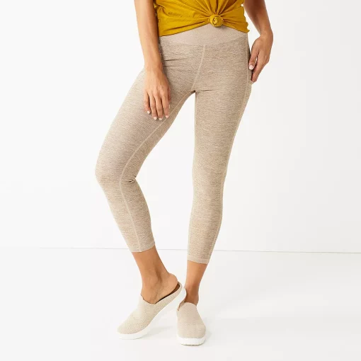 Women's Sonoma Goods For Life® High-Waisted Leggings -Sonoma Goods For Life Sales 2024 5237945 Beige