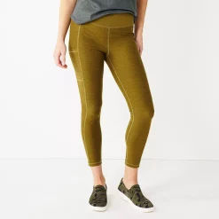 Women's Sonoma Goods For Life® High-Waisted Leggings -Sonoma Goods For Life Sales 2024 5237945 Olive