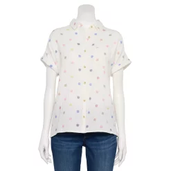 Women's Sonoma Goods For Life® Button-Front Shirt 32 Women's Sonoma Goods For Life® Button-Front Shirt -Sonoma Goods For Life Sales 2024 5254682 Cream Sun Print