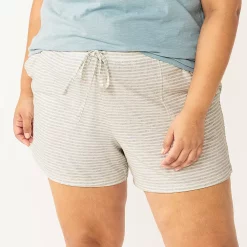 Plus Size Sonoma Goods For Life® Pajama Shorts -Sonoma Goods For Life Sales 2024 5490355 Gray Feeder