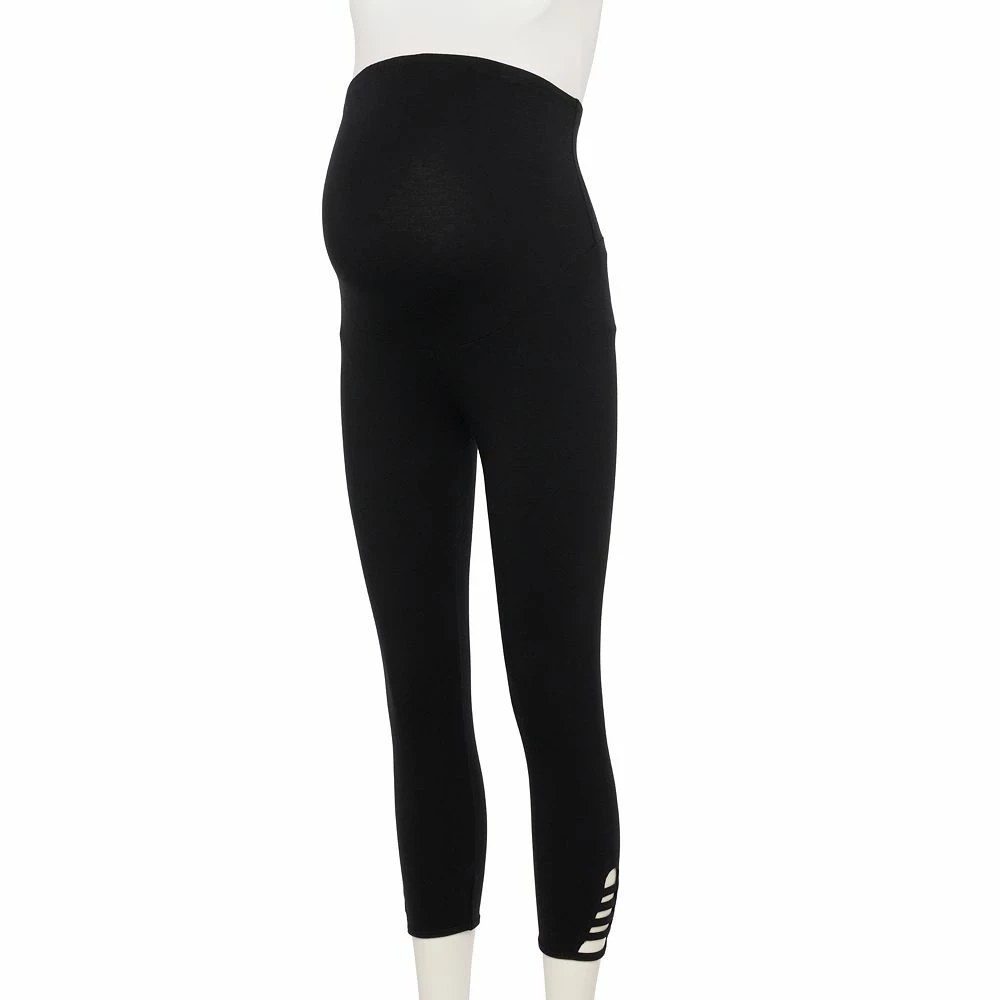 Maternity Sonoma Goods For Life® Over-The-Belly Cropped Lattice Leggings 2 Maternity Sonoma Goods For Life® Over-The-Belly Cropped Lattice Leggings - Image 2