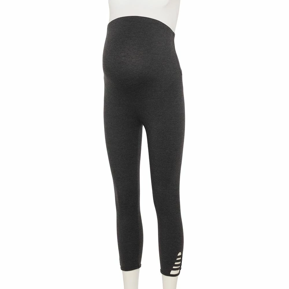 Maternity Sonoma Goods For Life® Over-The-Belly Cropped Lattice Leggings 1 Maternity Sonoma Goods For Life® Over-The-Belly Cropped Lattice Leggings