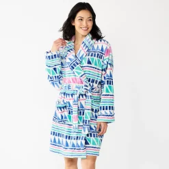 Women's Sonoma Goods For Life® Short Plush Robe -Sonoma Goods For Life Sales 2024 5574694 Multi Geo
