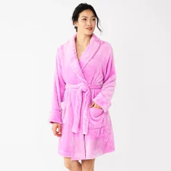 Women's Sonoma Goods For Life® Short Plush Robe -Sonoma Goods For Life Sales 2024 5574694 Orchid