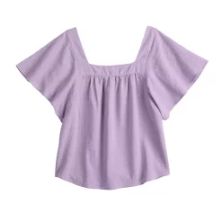 Women's Sonoma Goods For Life® Flutter Shoulder Top -Sonoma Goods For Life Sales 2024 5583549 ALT5