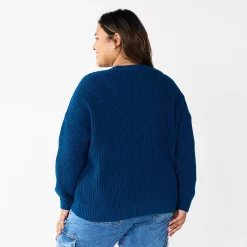Plus Size Sonoma Goods For Life® Drop Shoulder Sweater -Sonoma Goods For Life Sales 2024 5585467 ALT