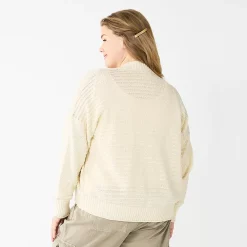 Plus Size Sonoma Goods For Life® Cropped Cardigan -Sonoma Goods For Life Sales 2024 5585627 ALT