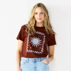 Women's Sonoma Goods For Life® Relaxed Graphic Tee 29 Women's Sonoma Goods For Life® Relaxed Graphic Tee -Sonoma Goods For Life Sales 2024 5596692 Brown Blue Sun