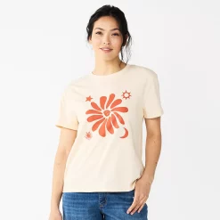 Women's Sonoma Goods For Life® Relaxed Graphic Tee 31 Women's Sonoma Goods For Life® Relaxed Graphic Tee -Sonoma Goods For Life Sales 2024 5596692 Cream Orange Floral