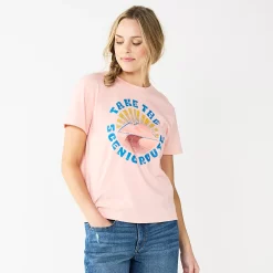 Women's Sonoma Goods For Life® Relaxed Graphic Tee 26 Women's Sonoma Goods For Life® Relaxed Graphic Tee -Sonoma Goods For Life Sales 2024 5596692 Pink Scenic Route