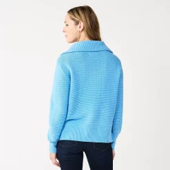 Women's Sonoma Goods For Life® Cozy Quarter-Zip Sweater -Sonoma Goods For Life Sales 2024 5597622 ALT