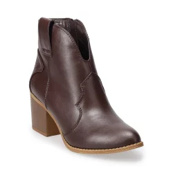 Sonoma Goods For Life® San Juan Women's Western Ankle Boots -Sonoma Goods For Life Sales 2024 5599082 Brown