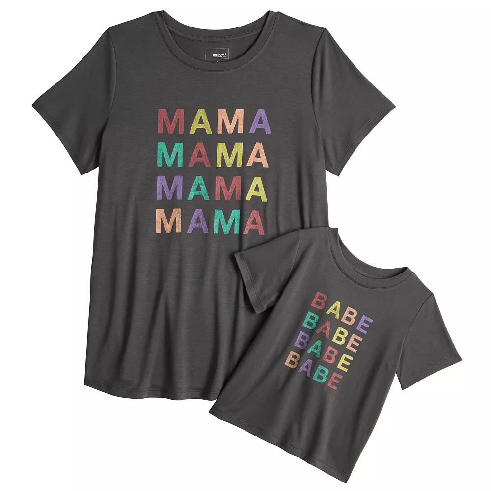 Maternity Sonoma Goods For Life® Mommy & Me Graphic Tee Set 8 Maternity Sonoma Goods For Life® Mommy & Me Graphic Tee Set - Image 8