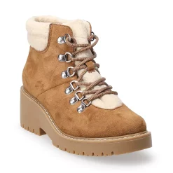 Sonoma Goods For Life® Lumbar Women's Wedge Hiker Boots -Sonoma Goods For Life Sales 2024 5622780 Cognac