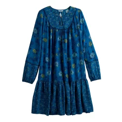 Women's Sonoma Goods For Life® Printed Long Sleeve Dress -Sonoma Goods For Life Sales 2024 5657674 ALT5