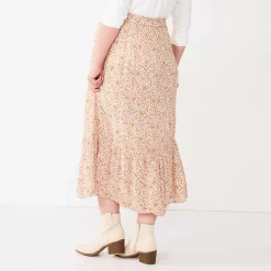 Maternity Sonoma Goods For Life® Smocked Waist Skirt -Sonoma Goods For Life Sales 2024 5666013 ALT