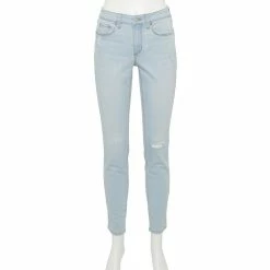 Women's Sonoma Goods For Life® Curvy High-Waisted Skinny Jeans -Sonoma Goods For Life Sales 2024 5670980 Artic Blue