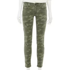Women's Sonoma Goods For Life® Supersoft Stretch Midrise Skinny Jeans -Sonoma Goods For Life Sales 2024 5671206 Green Camo
