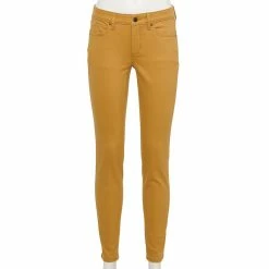 Women's Sonoma Goods For Life® Supersoft Stretch Midrise Skinny Jeans -Sonoma Goods For Life Sales 2024 5671206 Kings Camel