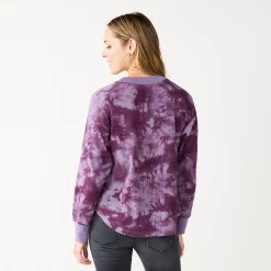 Women's Sonoma Goods For Life® Mockneck Waffle Top -Sonoma Goods For Life Sales 2024 5672315 ALT