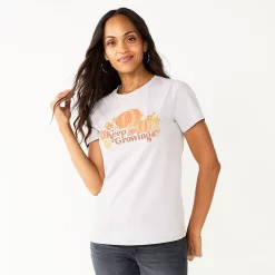 Women's Sonoma Goods For Life® Short Sleeve Graphic Tee -Sonoma Goods For Life Sales 2024 5686029 Keep Growing