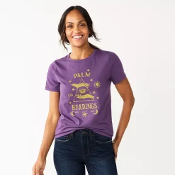 Women's Sonoma Goods For Life® Short Sleeve Graphic Tee -Sonoma Goods For Life Sales 2024 5686029 Purple Palm Reading