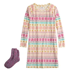 Women's Sonoma Goods For Life® 2-pc. Long Sleeve Crewneck Sleepshirt & Socks Set 15 Women's Sonoma Goods For Life® 2-pc. Long Sleeve Crewneck Sleepshirt & Socks Set -Sonoma Goods For Life Sales 2024 5690614 ALT5