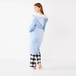 Women's Sonoma Goods For Life® Hooded Plush Long Robe -Sonoma Goods For Life Sales 2024 5693609 ALT