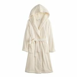 Women's Sonoma Goods For Life® Hooded Plush Long Robe -Sonoma Goods For Life Sales 2024 5693609 ALT5