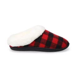 Women's Sonoma Goods For Life® Faux Fur Buffalo Plaid Clog Slippers -Sonoma Goods For Life Sales 2024 5697310 ALT5