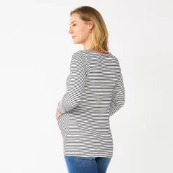 Maternity Sonoma Goods For Life® Long Sleeve Knotted Thermal Top -Sonoma Goods For Life Sales 2024 5698993 ALT